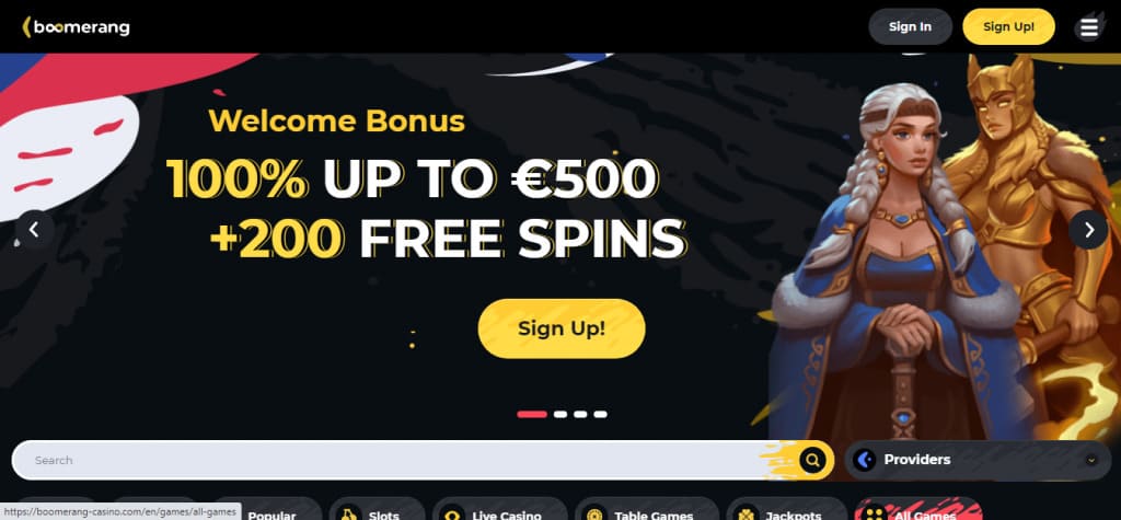 Boomerang Casino Review